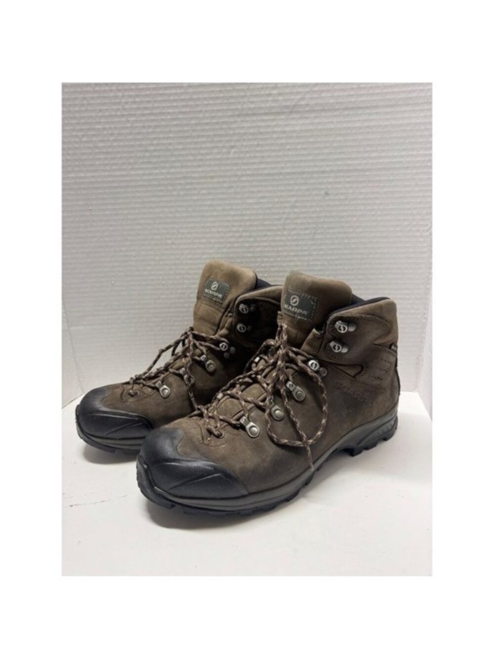 Scarpa Kailash Plus GTX Brown Nubuck Leather Hiking Boots Italy US 9.5